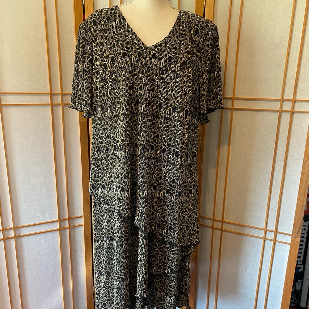 NWT Black Patterned Dress